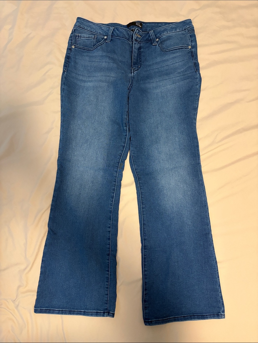 1822 Denim Wide Leg Flare Jeans